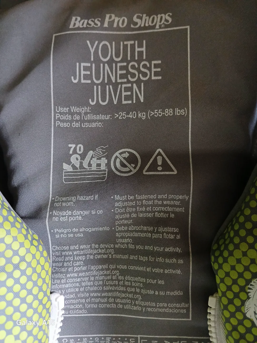 Bass Pro Shops Youth Life Jacket - Size Youth image indicator(3)