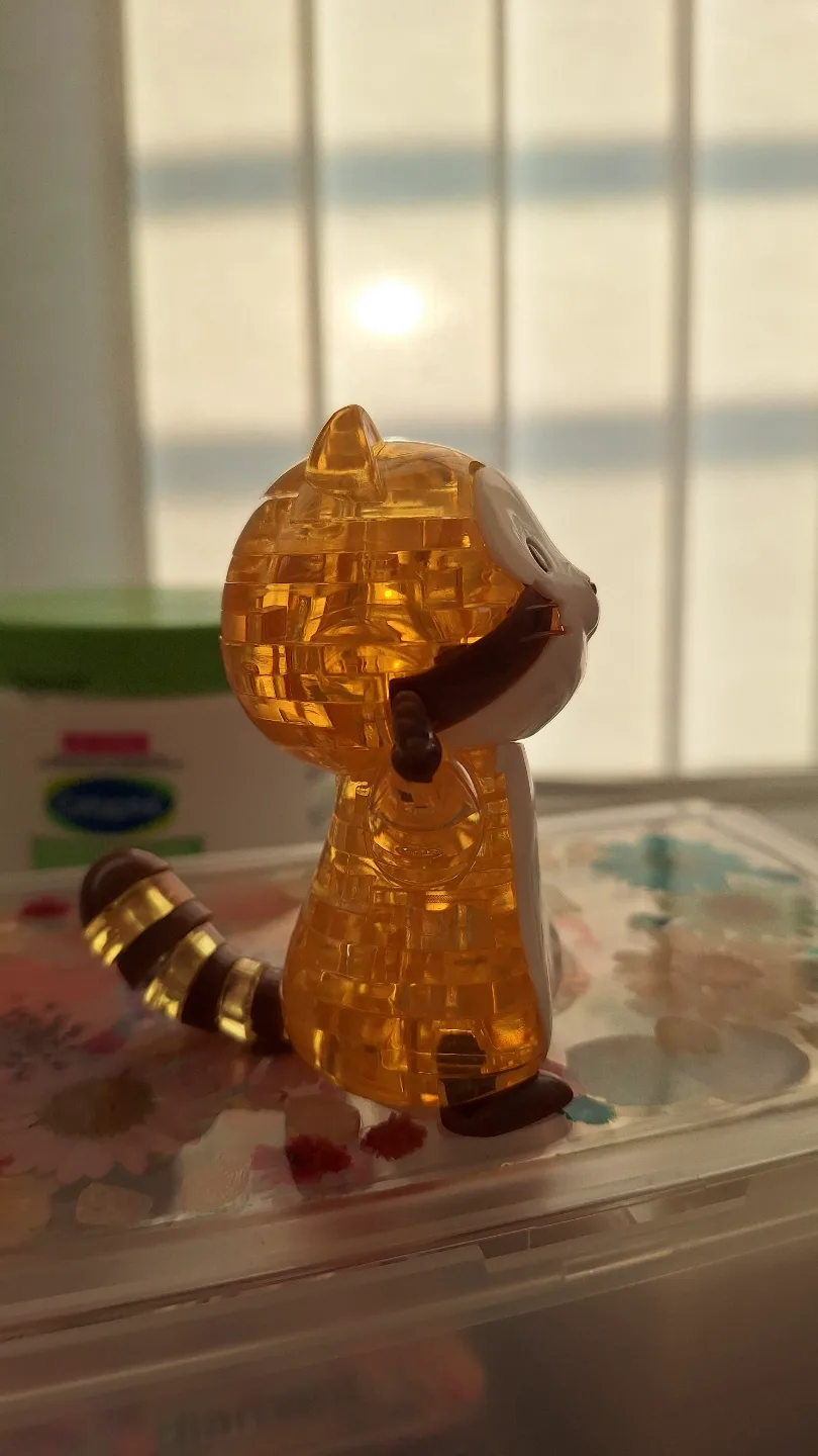 Adorable Raccoon 3D Puzzle image indicator(4)