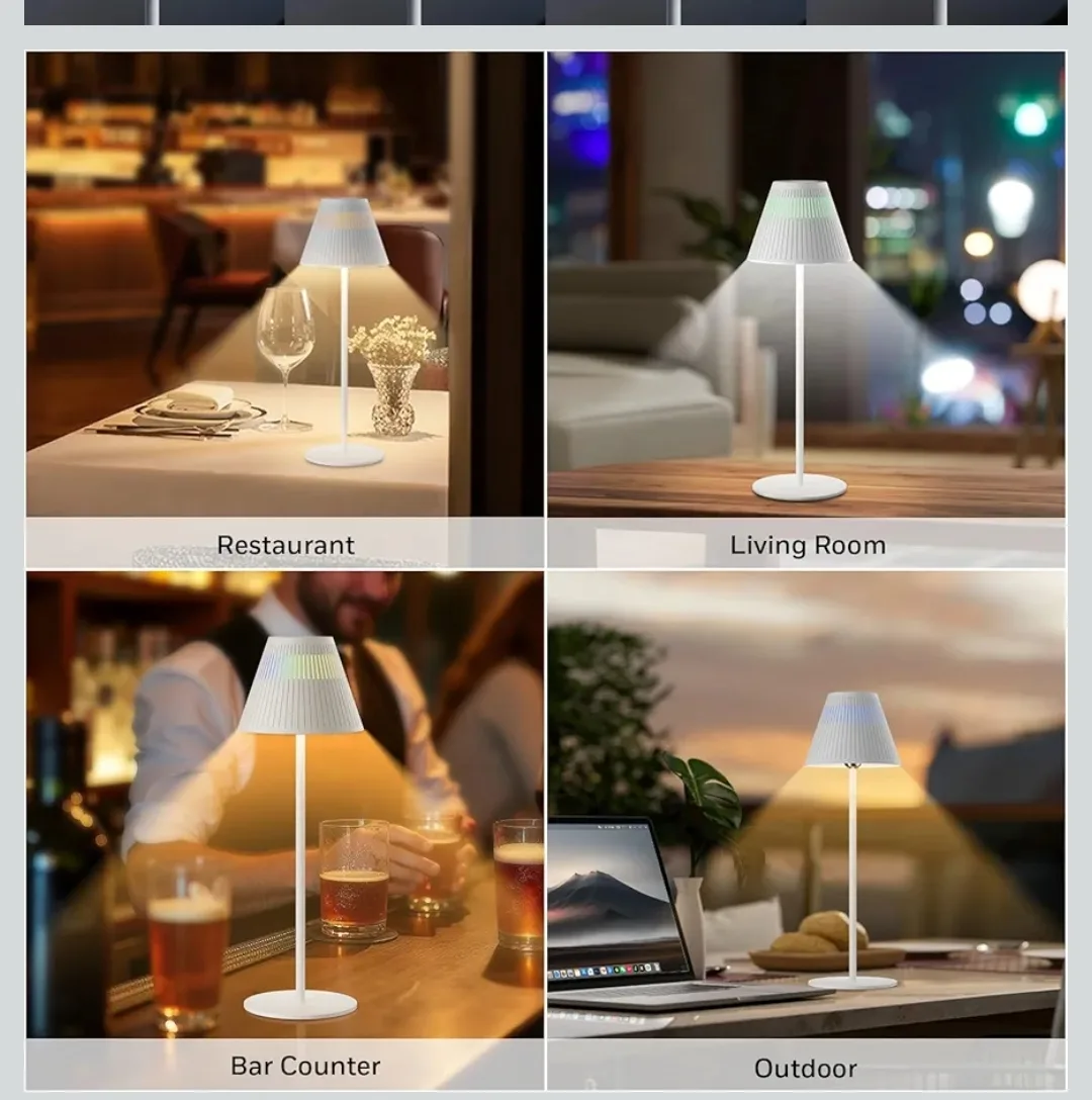 Honeywell cordless table lamp with RGB and colour temperature ad image indicator(6)