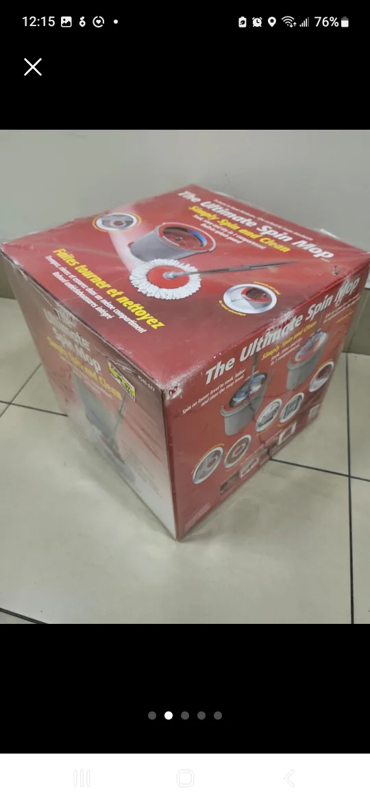 The Ultimate Spin mop with built-in splash guard image indicator(2)