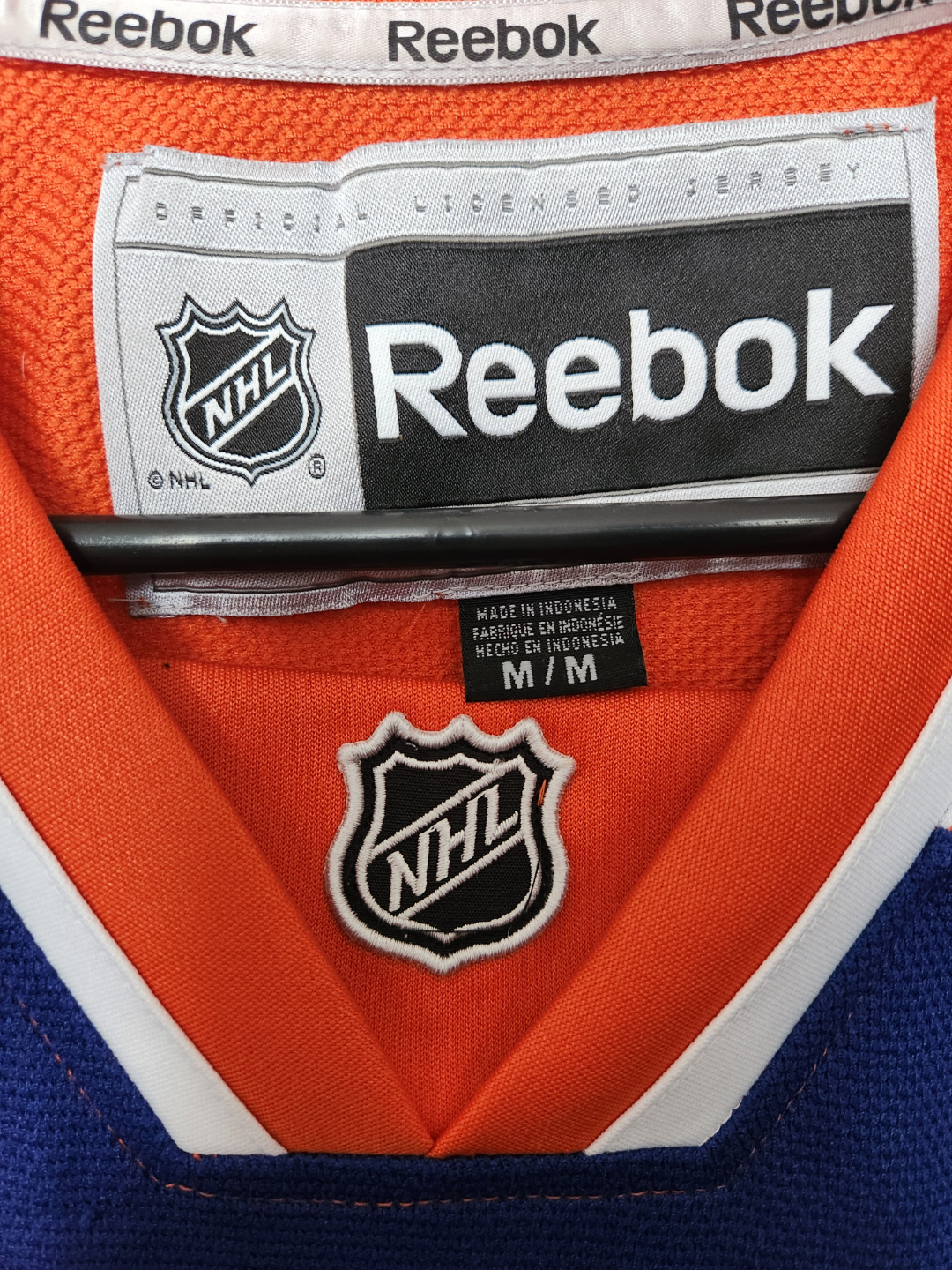 Men's Medium Oilers Reebok NHL Jersey - photo 3