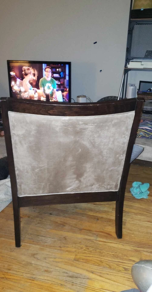 set of upholstered chairs - photo 4