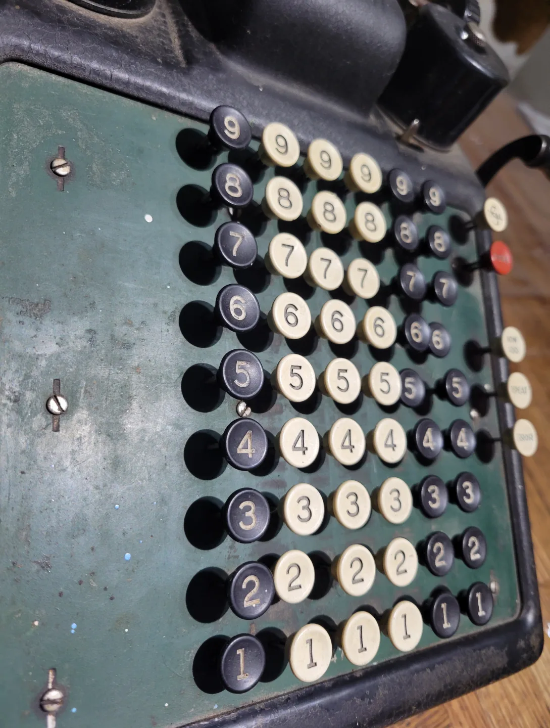 Vintage Burroughs Adding Machine image indicator(6)