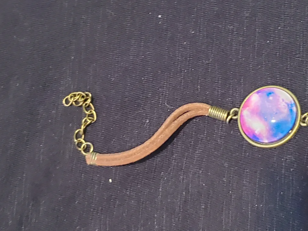 Galaxy Glass Cabochon Bracelet image indicator(4)