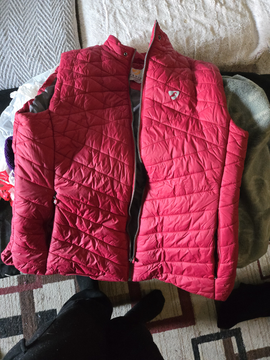 Women's Red Aubrion Quilted Vest - photo 2