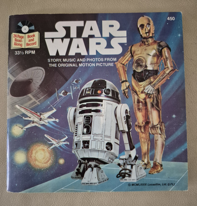 Vintage Star Wars Read-Along Book and Record