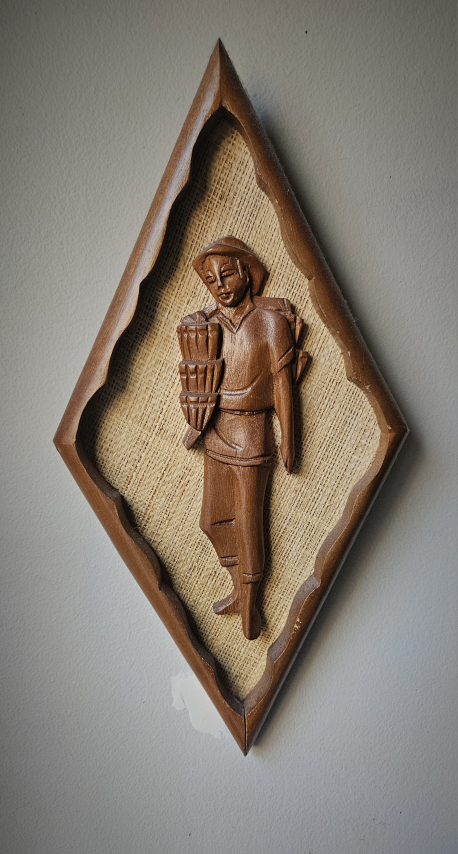 Vintage Wood Carving Wall Decor - Set of Two - photo 2