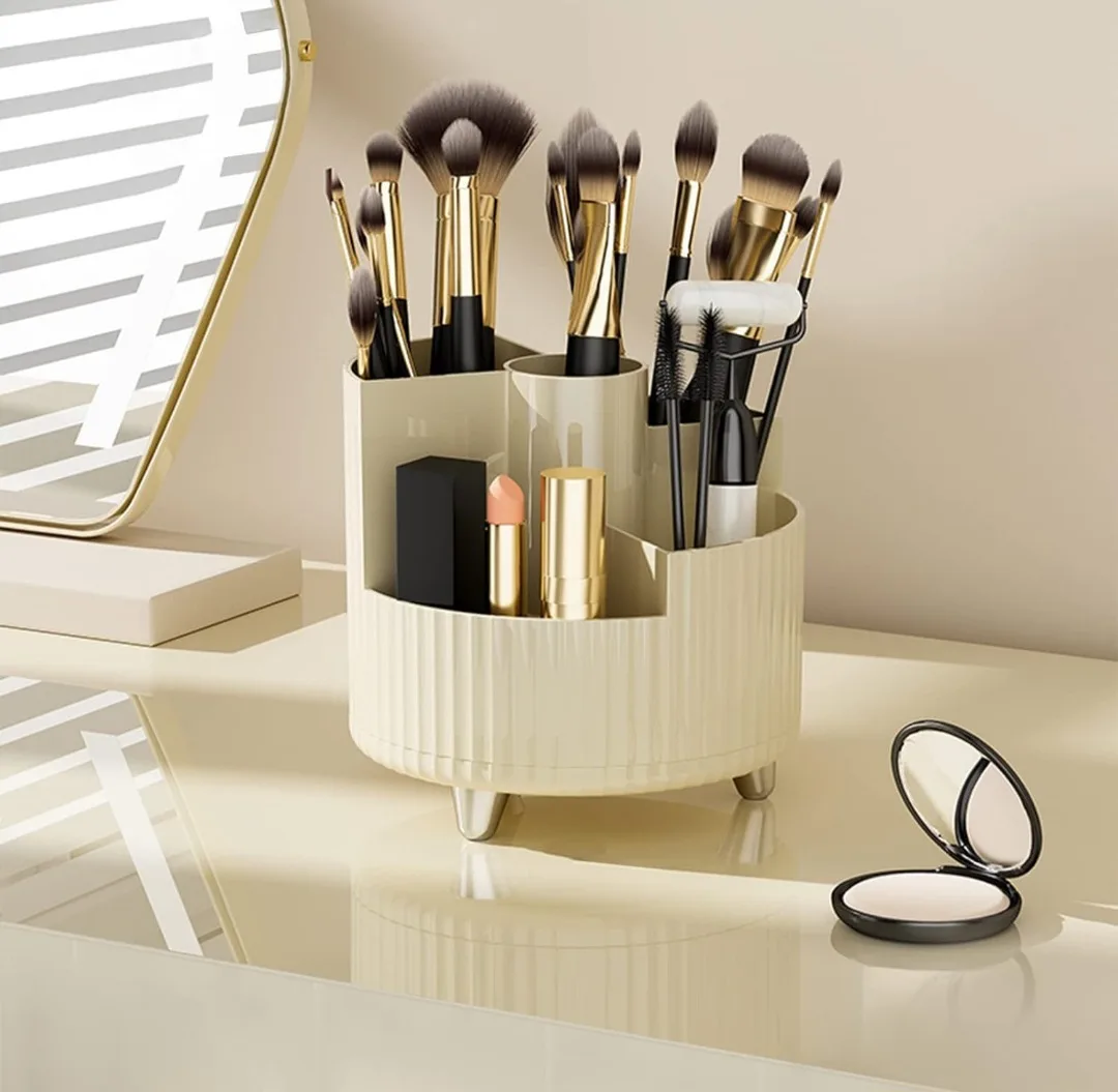 BNIB Rotating Makeup Brush Organizer image indicator(6)