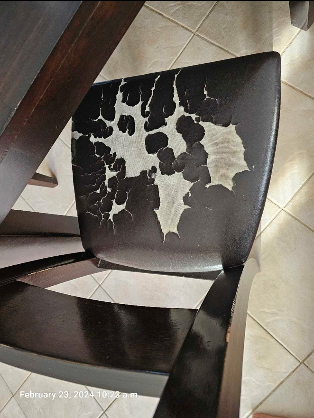 💚 Dark Brown Extendable Dining Table with Two Chairs - photo 3