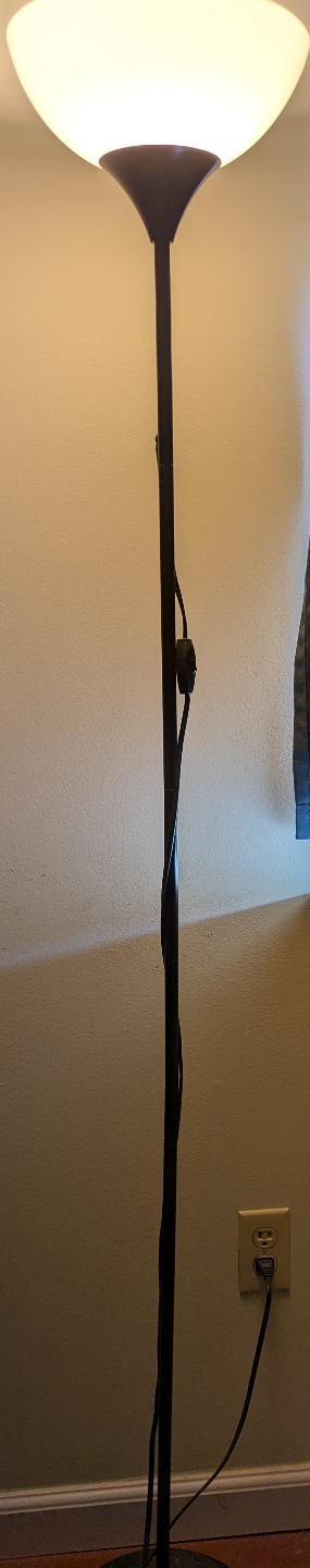 Three Lamps - Two Floor Lamps and One Desk Lamp
