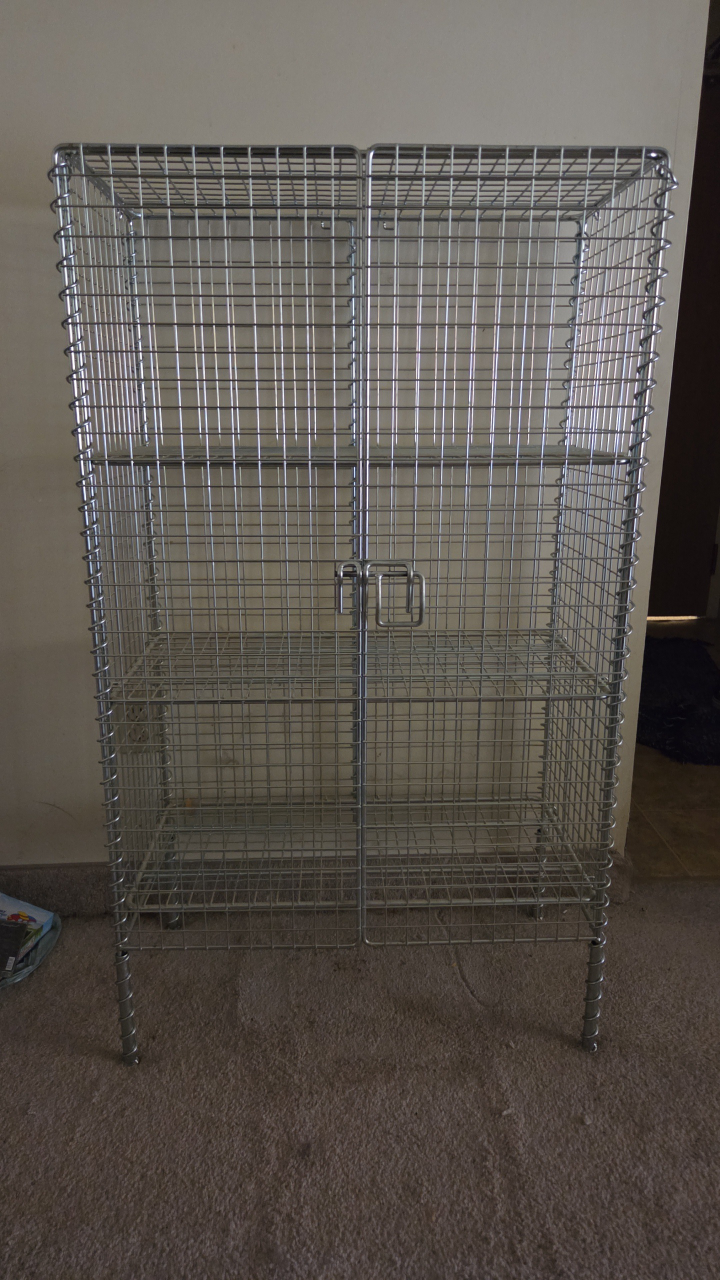 Large Metal Cage Storage