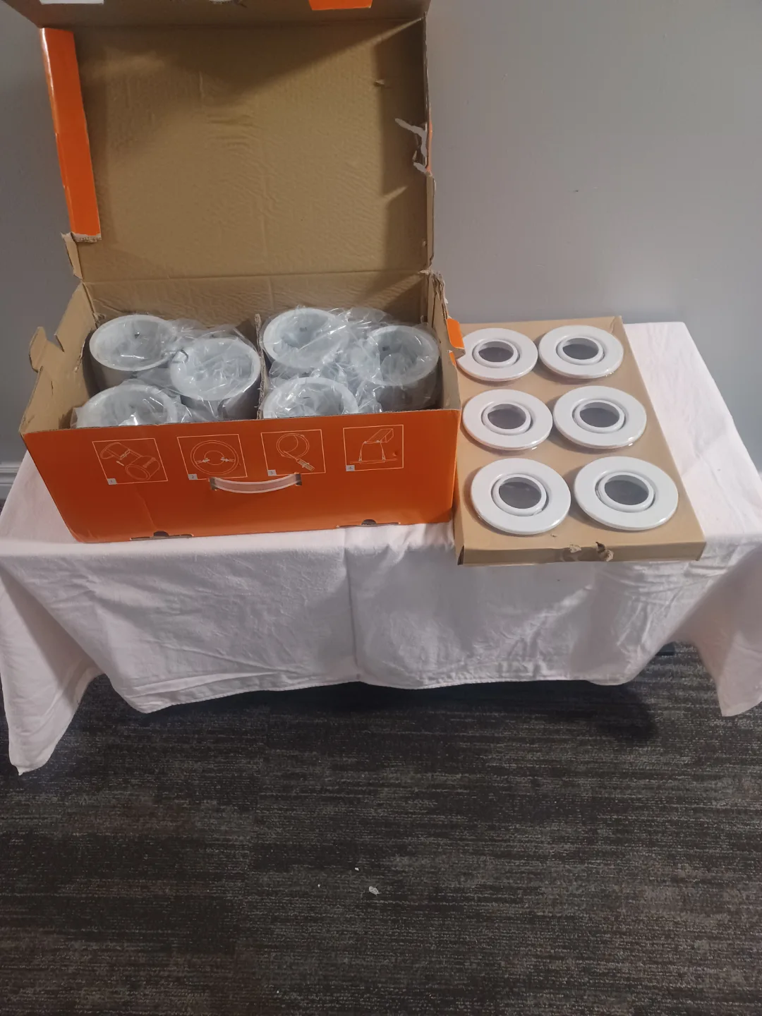 6x New  Halo PRO Series Recessed Lighting Trim Kits image indicator(5)