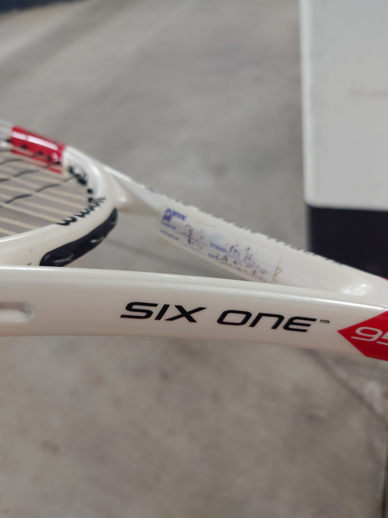 Pair of Wilson Six One 95 Tennis Racquets - photo 3