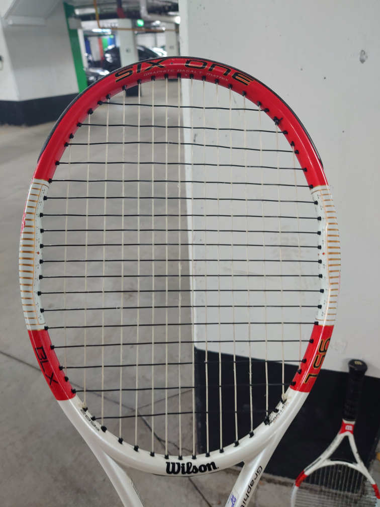 Pair of Wilson Six One 95 Tennis Racquets - photo 5