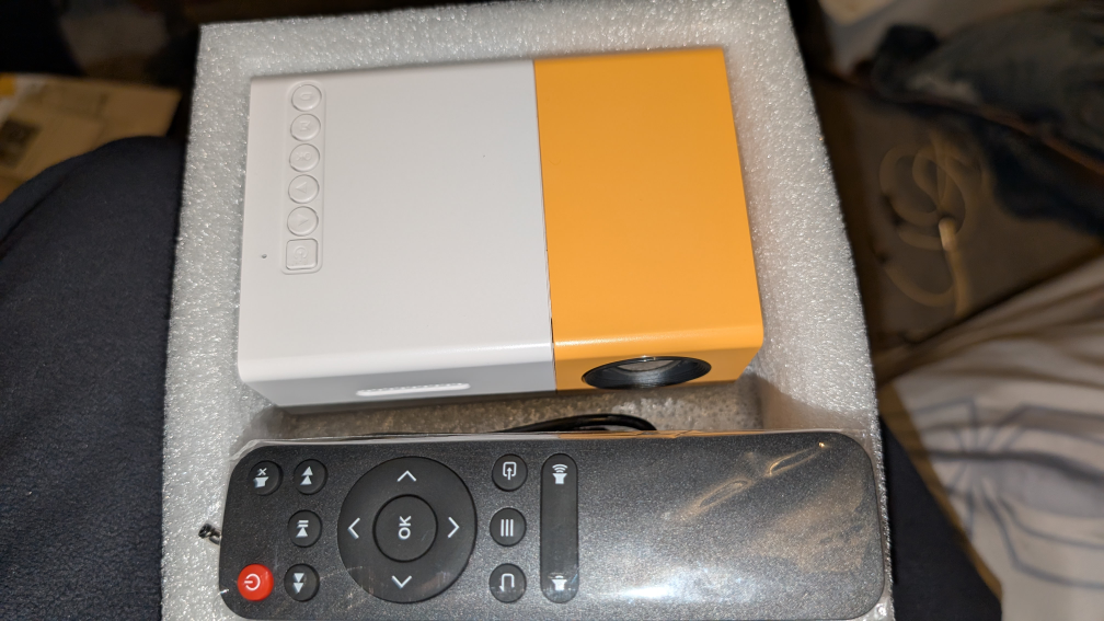 Mini Projector with Remote & Charger