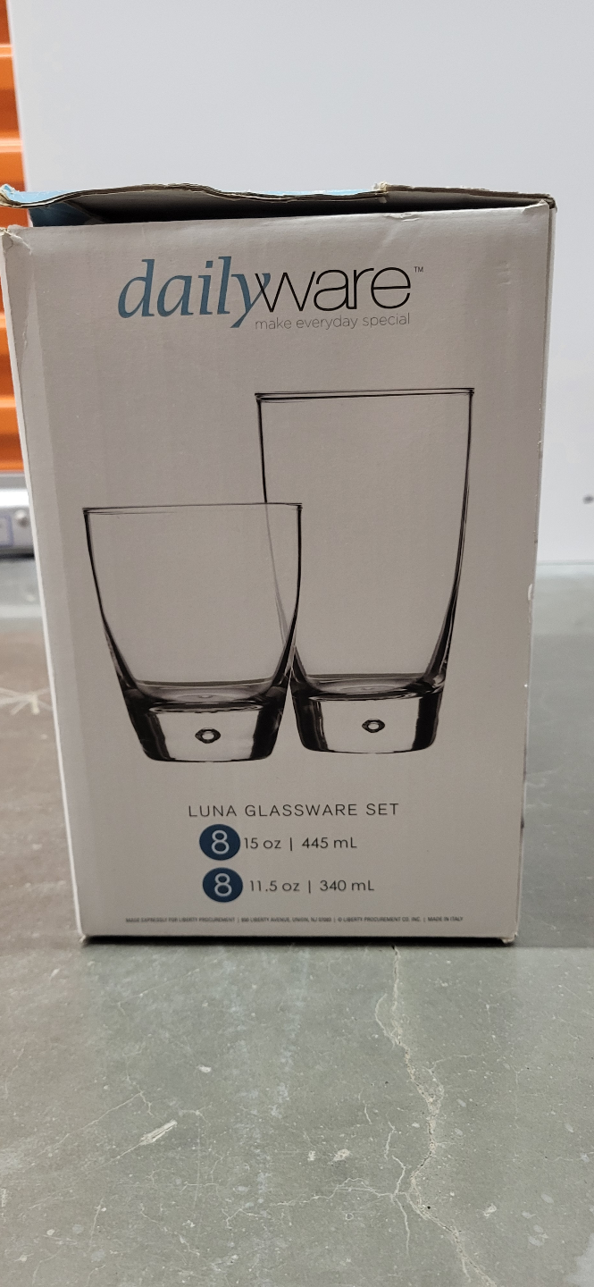 Dailyware Luna Glassware Set - 15 Pieces - photo 2