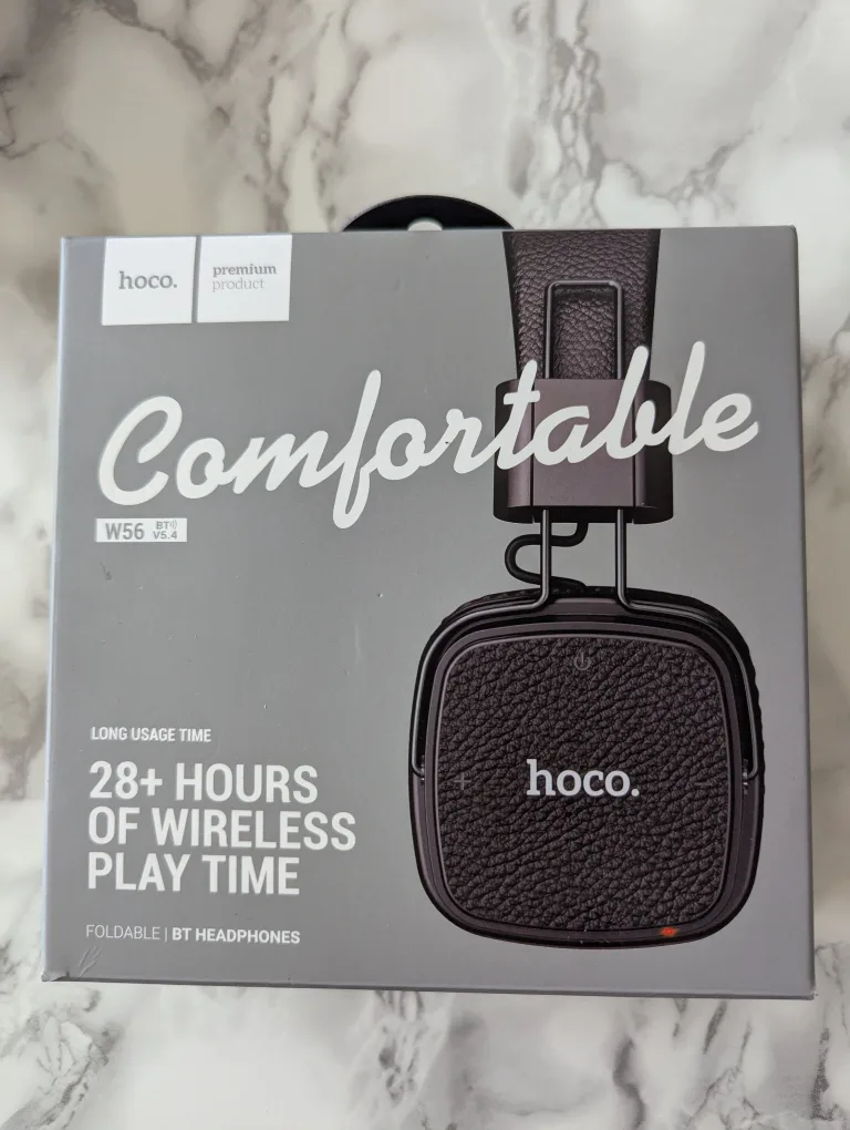 Hoco W56 Wireless Bluetooth Headphones - Foldable, thumbnail