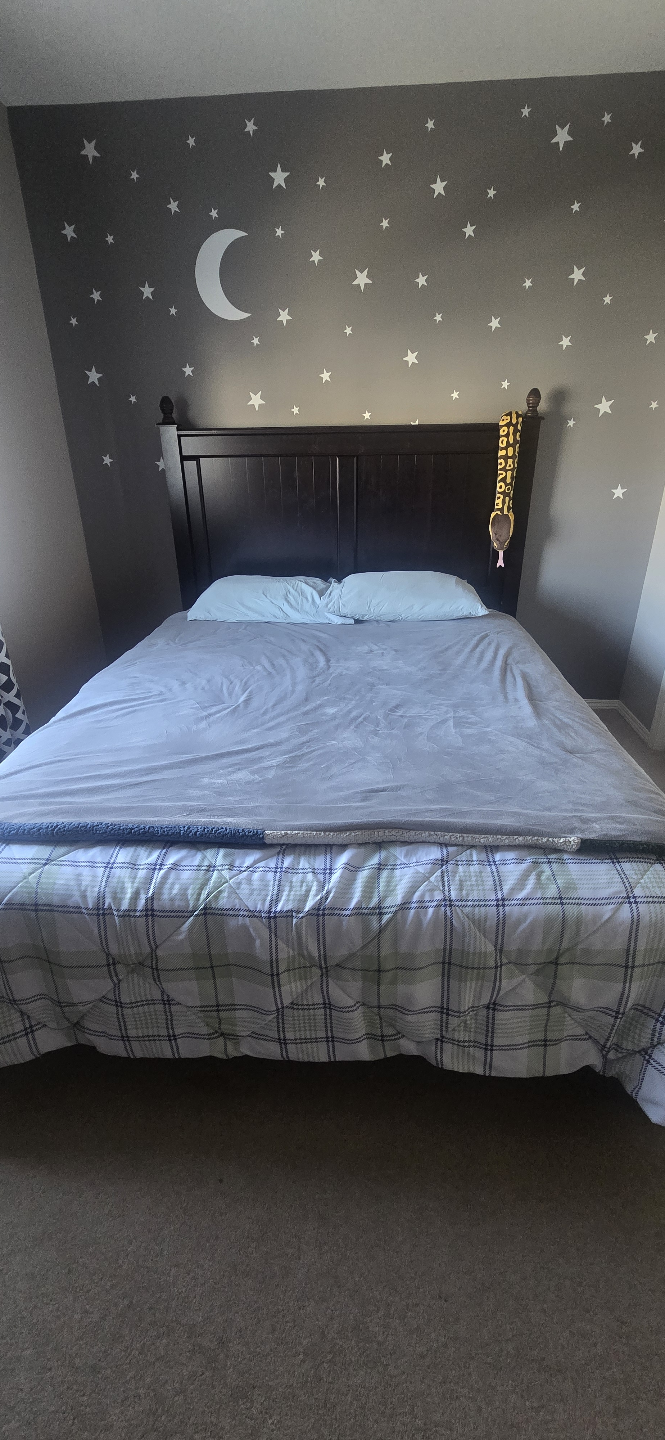 Queen Size Bed Frame with Headboard
