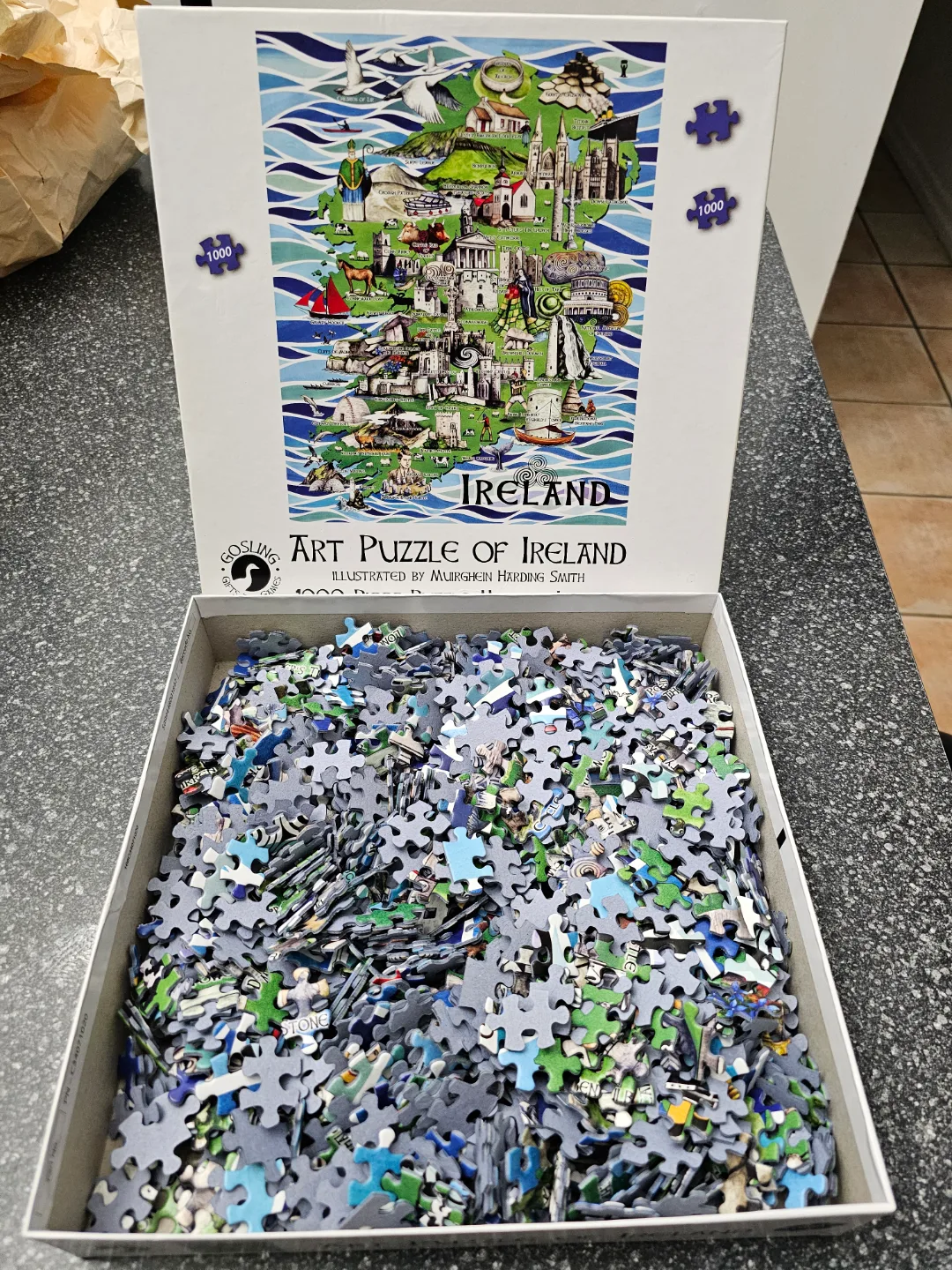 Gosling Games 1000-Piece Art Puzzle of Ireland image indicator(2)