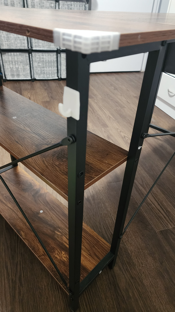 L-Shaped Computer Desk with Storage - photo 5