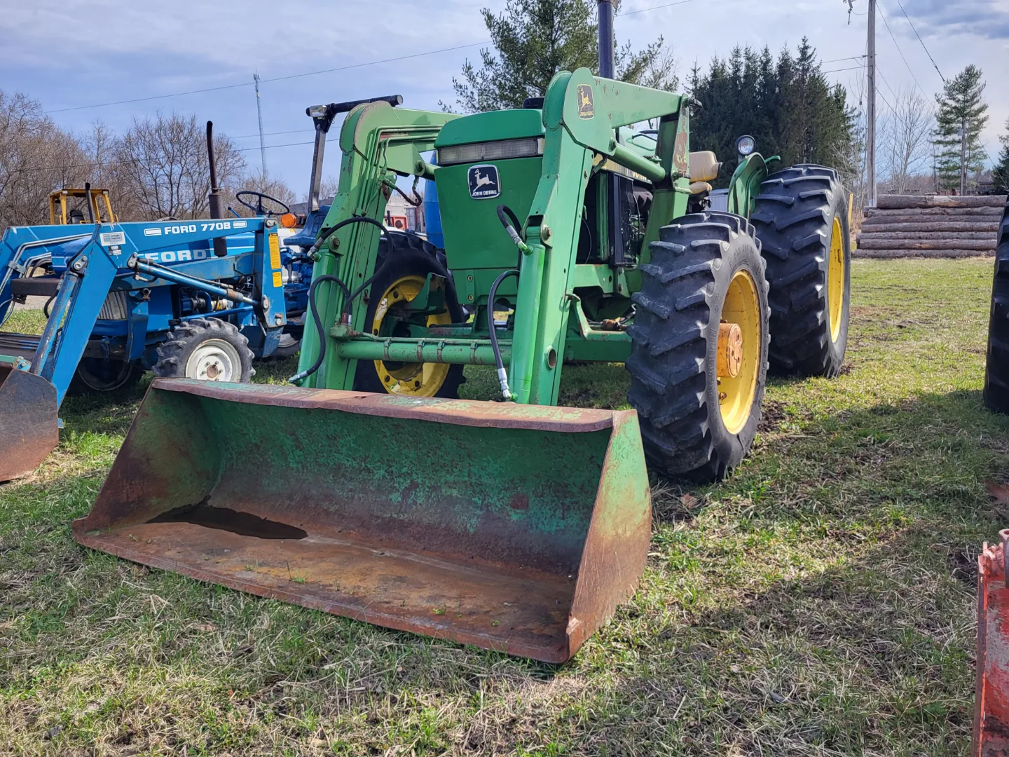 John Deere 2355 Tractor 4WD with 175 Front Loader thumbnail