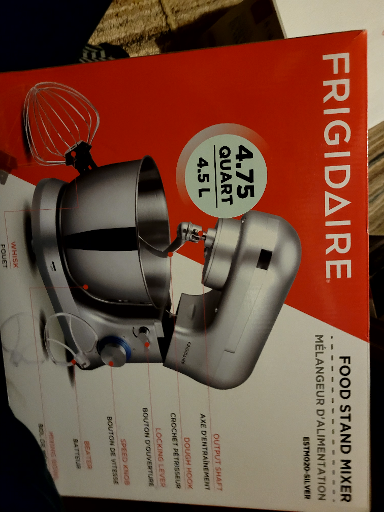 Frigidaire 4.75 Quart Food Stand Mixer - Silver - photo 2