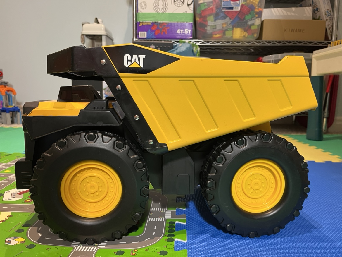 CAT Construction Mighty Steel Dump Truck Toy - photo 2