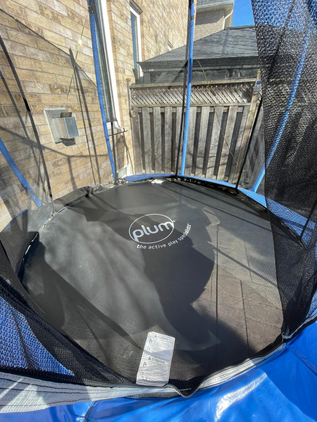 Plum Springsafe blue outdoor. 8ft Trampoline with Enclosure. - photo 5