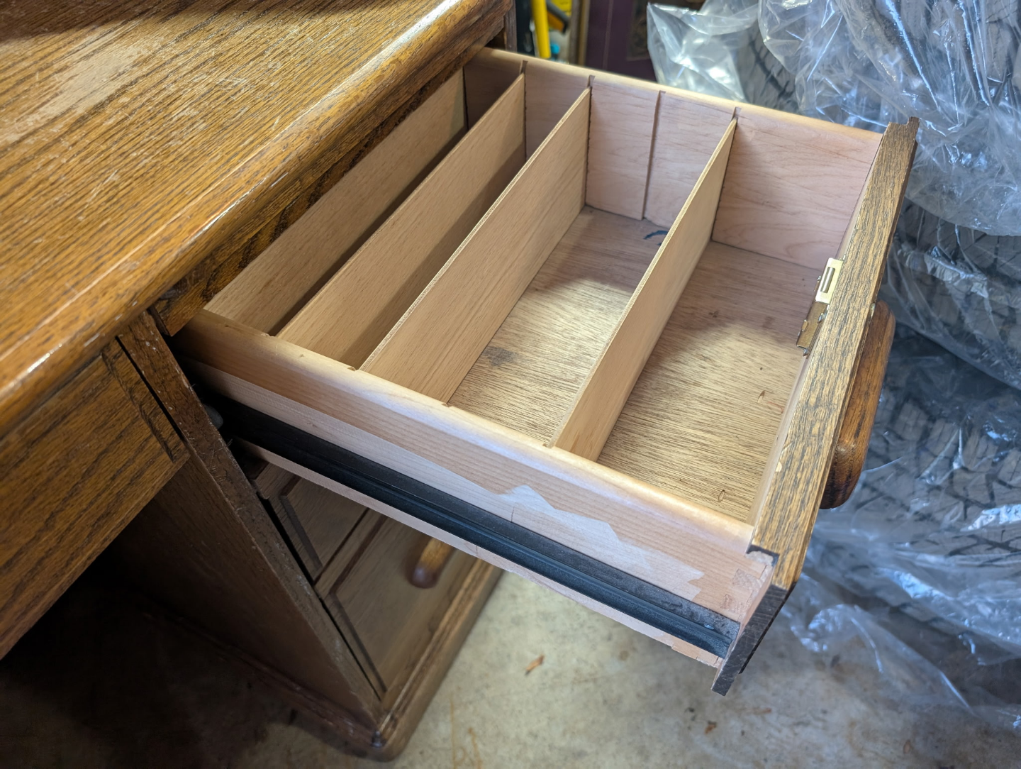 Vintage Roll Top Desk - photo 4