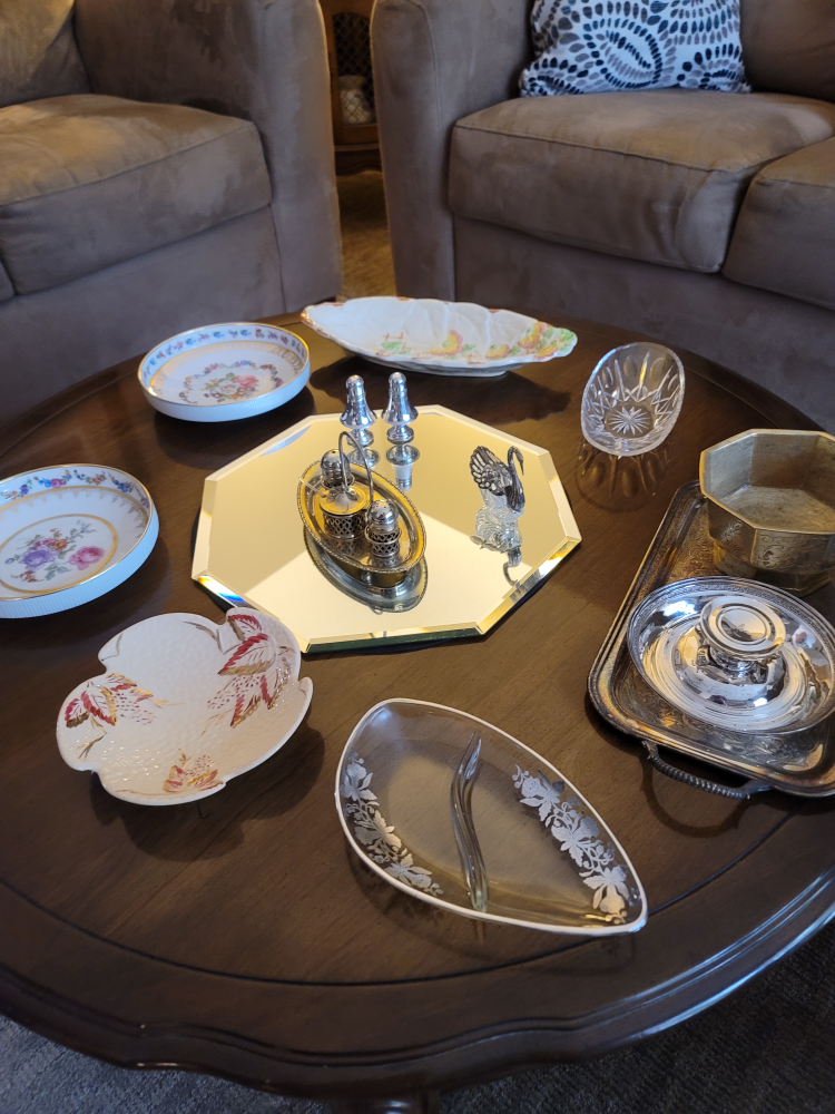 Assorted Vintage Glass Dishes and Serving Platters - photo 2