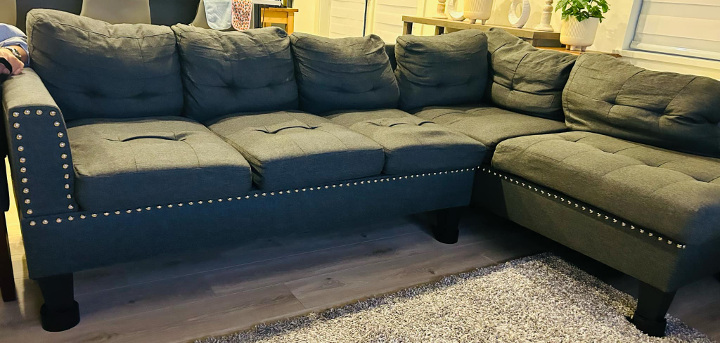 Grey Sectional Sofa - photo 3