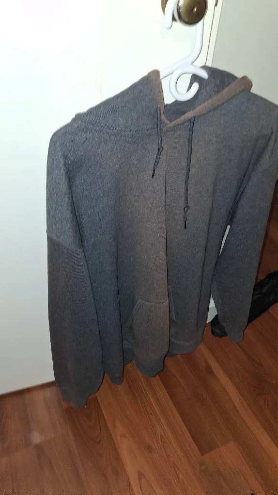 Grey Heavyweight Hoodie with Indigenous Design thumbnail