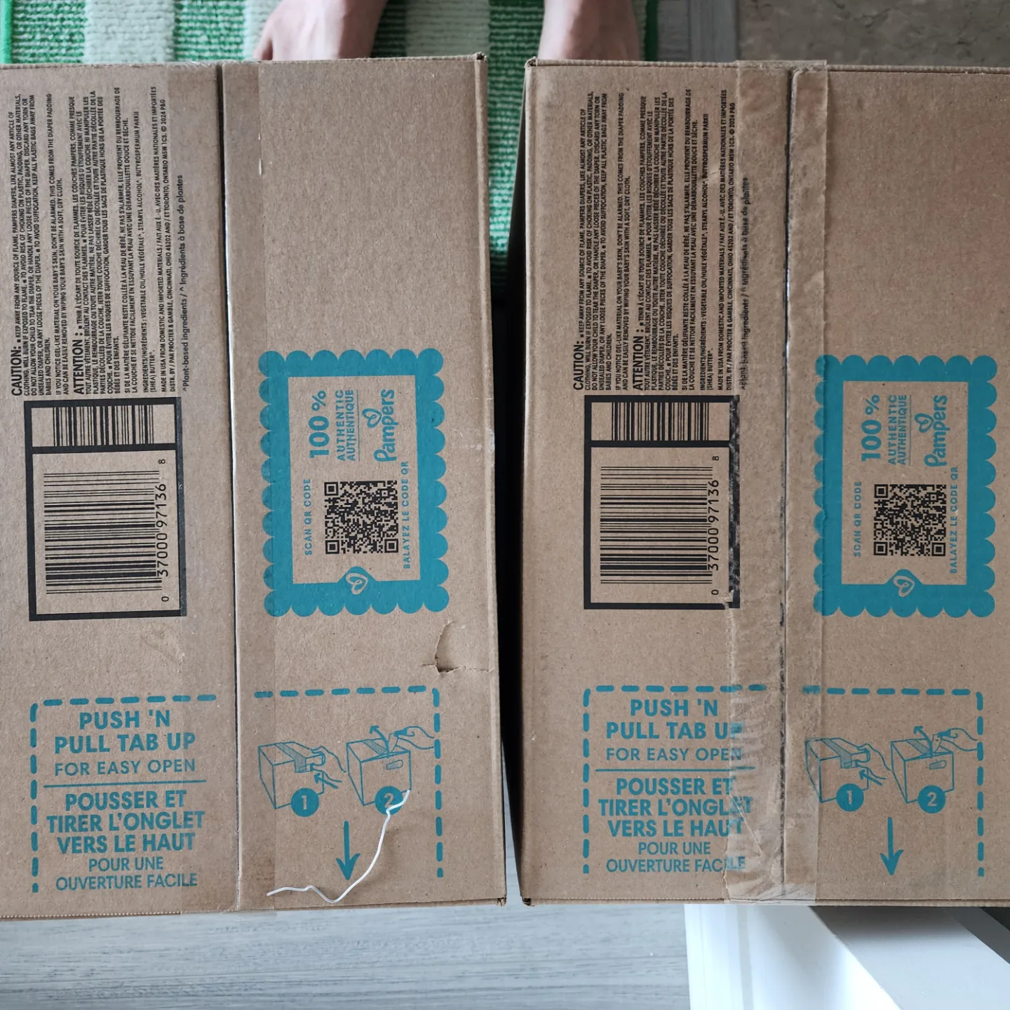 Pampers Pure Protection Diapers Size 3 thumbnail