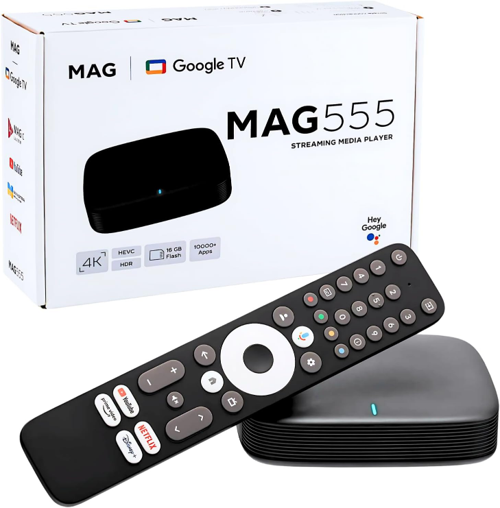 MAG555 Streaming Media Player with Voice Remote
