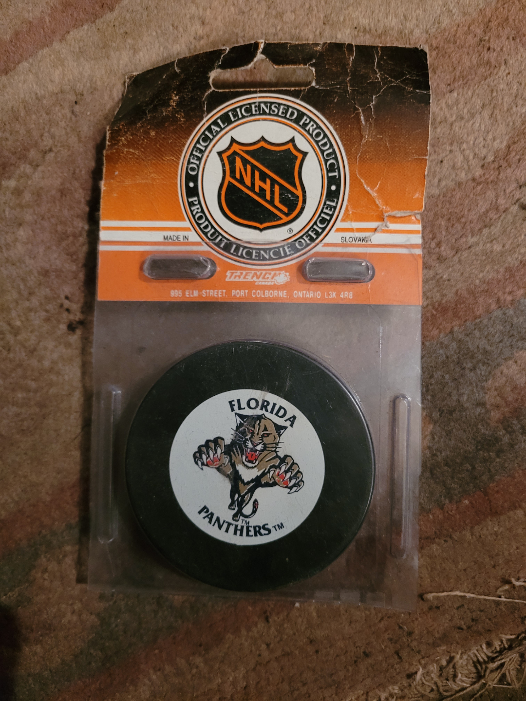 Vintage Florida Panthers NHL Hockey Puck