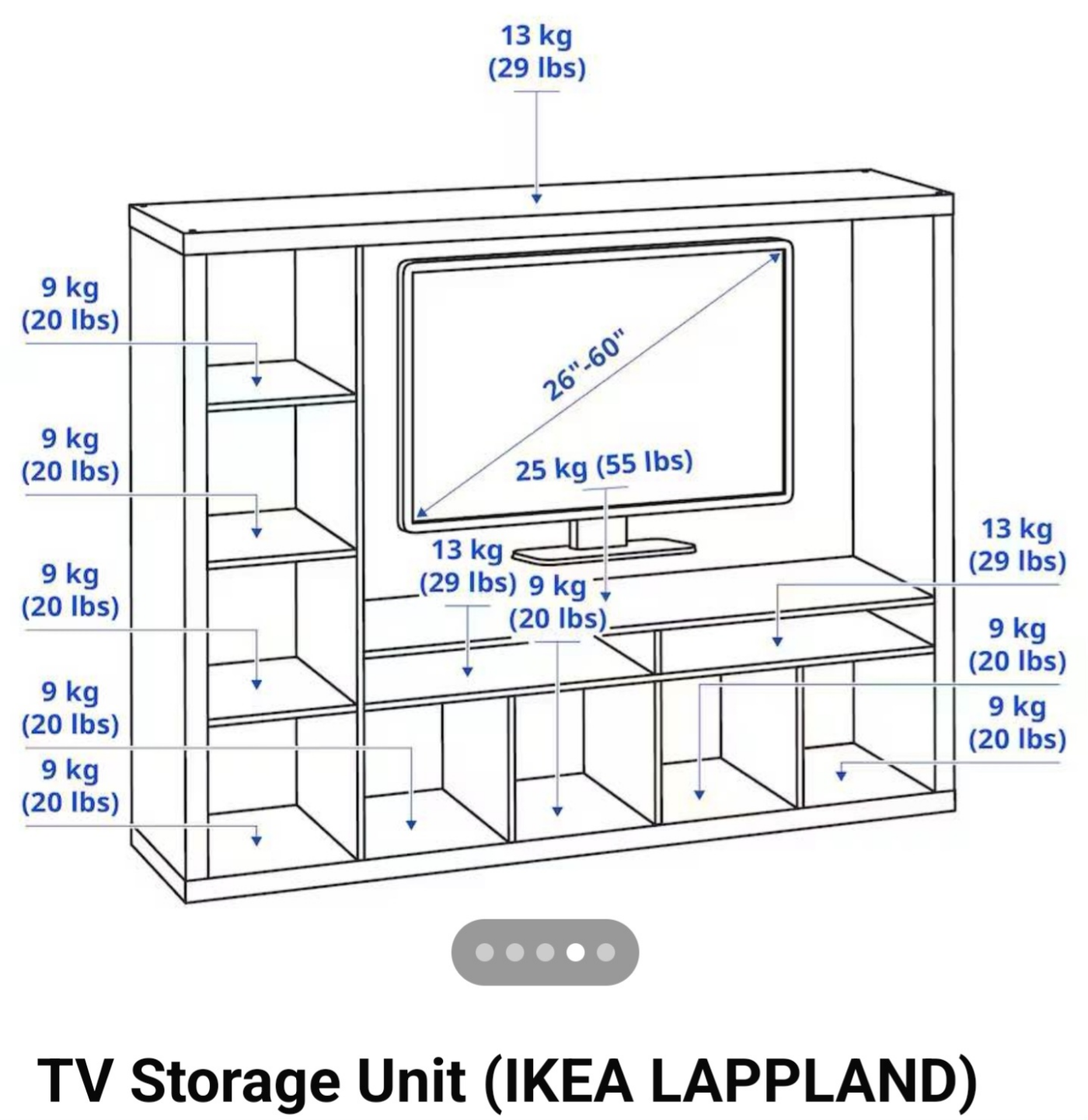IKEA Lappland TV stand ONLY - photo 4