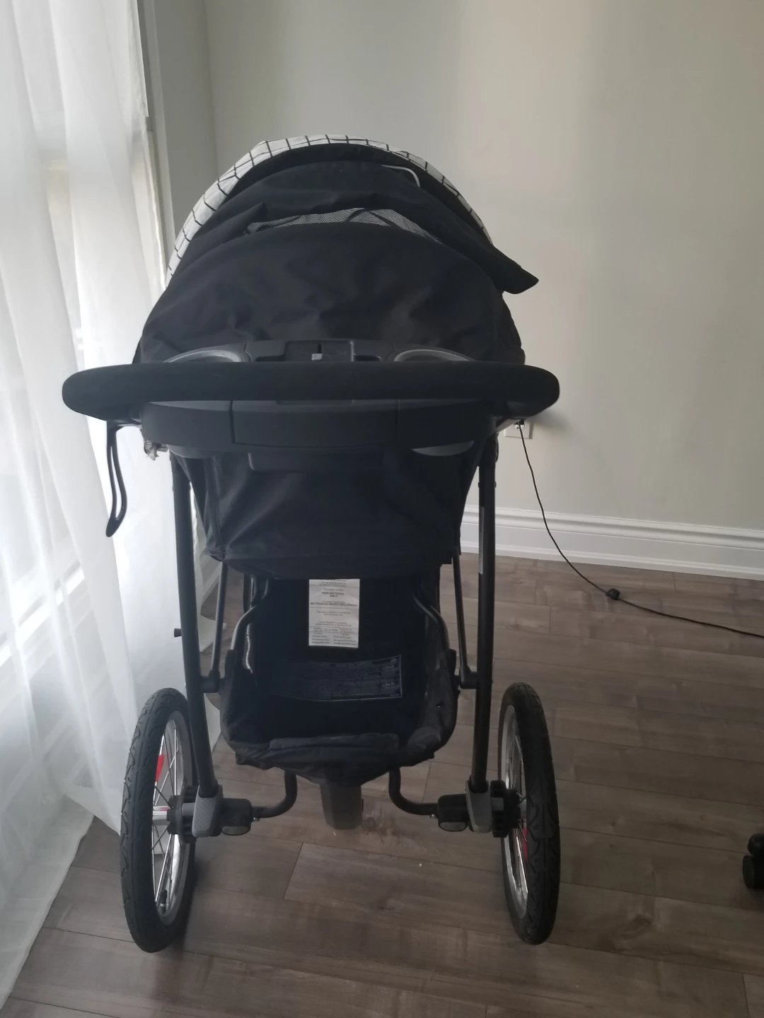 Graco Jogging Stroller and SnugRide Infant Car Seat