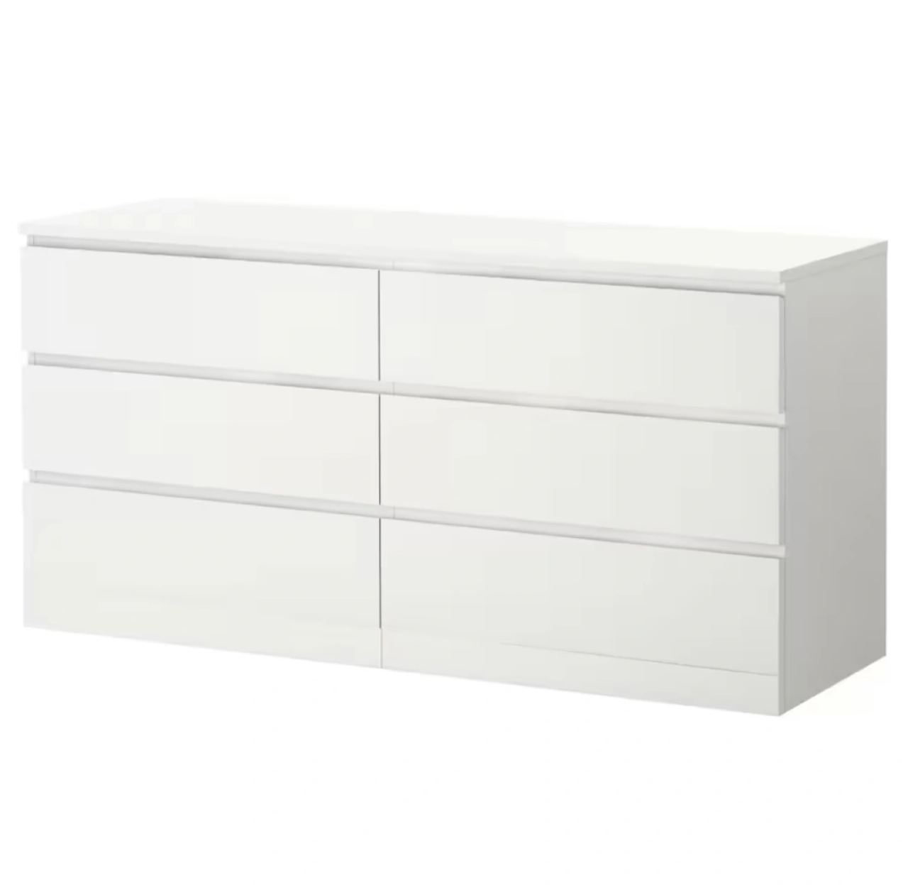 IKEA MALM 6-Drawer Dresser - White