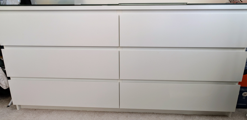 IKEA MALM 6-Drawer Dresser - White - photo 3