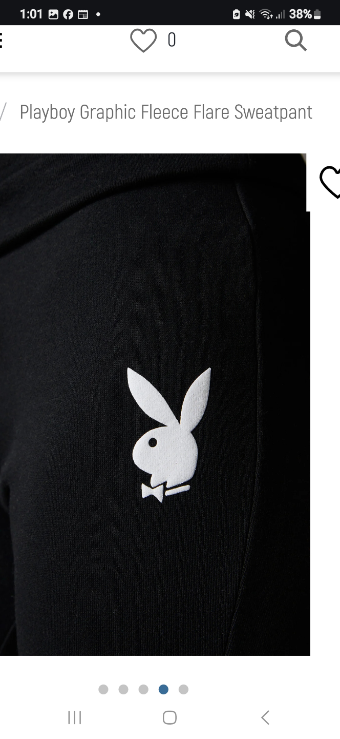 XL Playboy Fleece Flare pants - photo 3