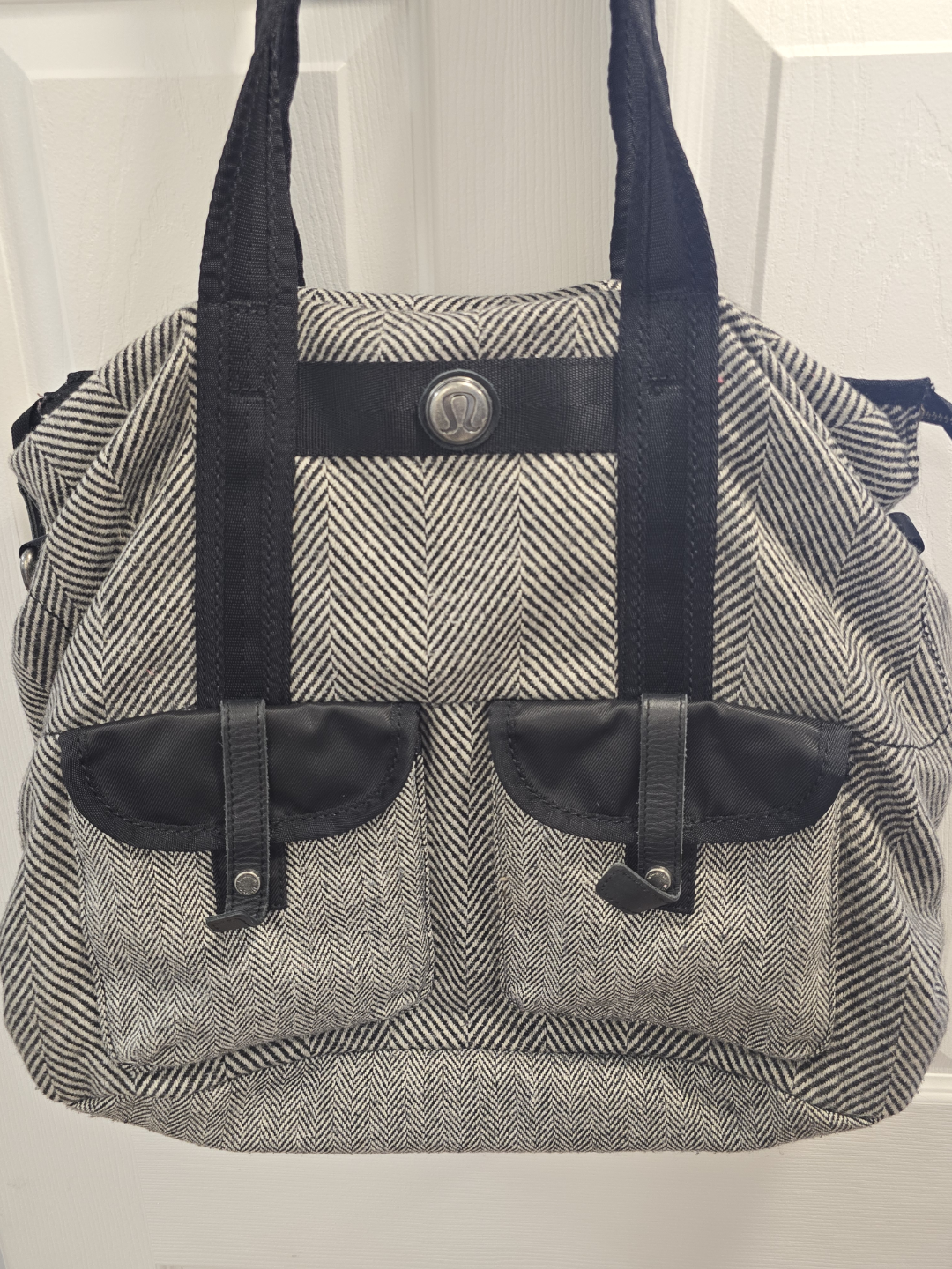 Lululemon Athletica Herringbone Tote Bag