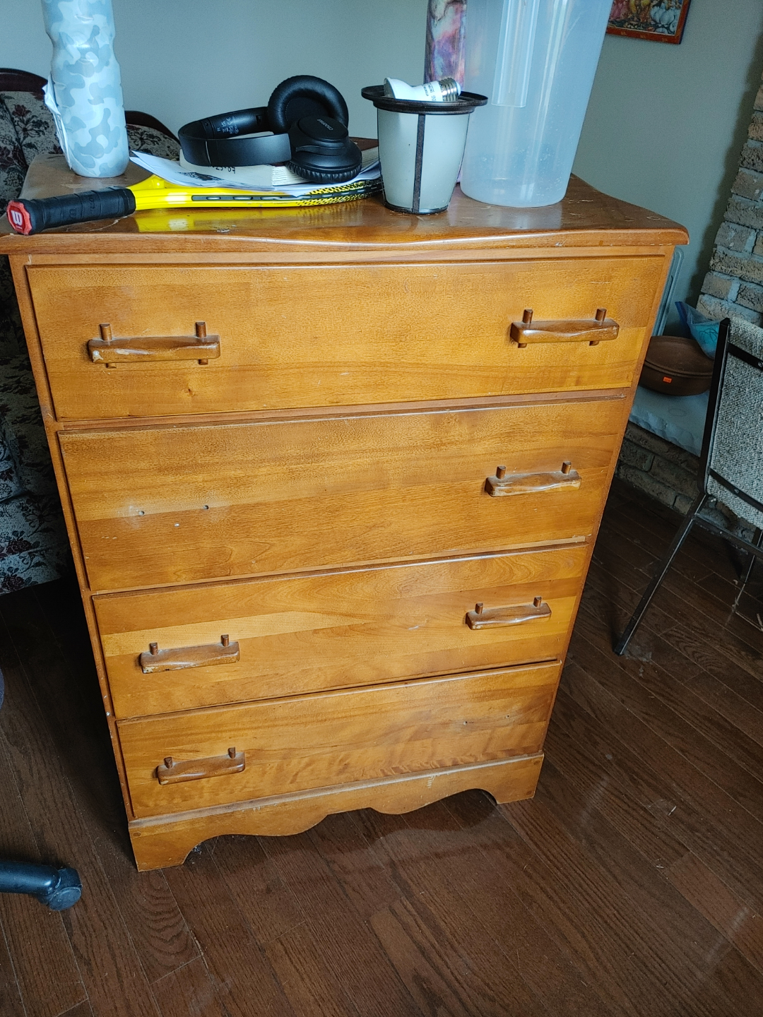 Vintage Wooden Chest of Drawers