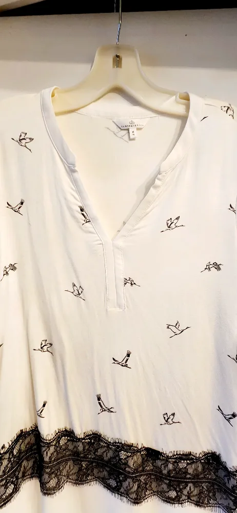 Tunic Blouse with Lace Detail image indicator(3)