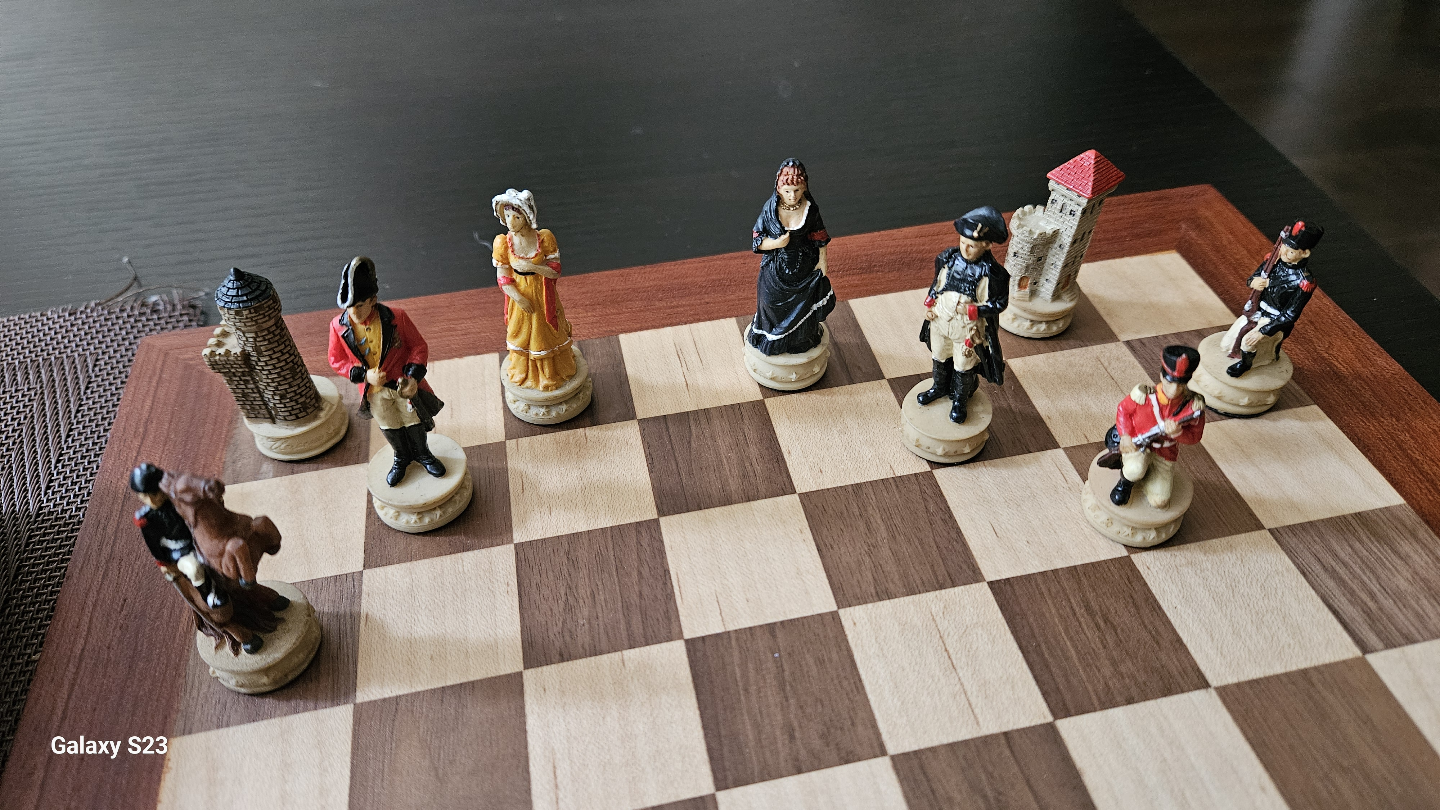 Vintage Chess Set with Unique Pieces - photo 2