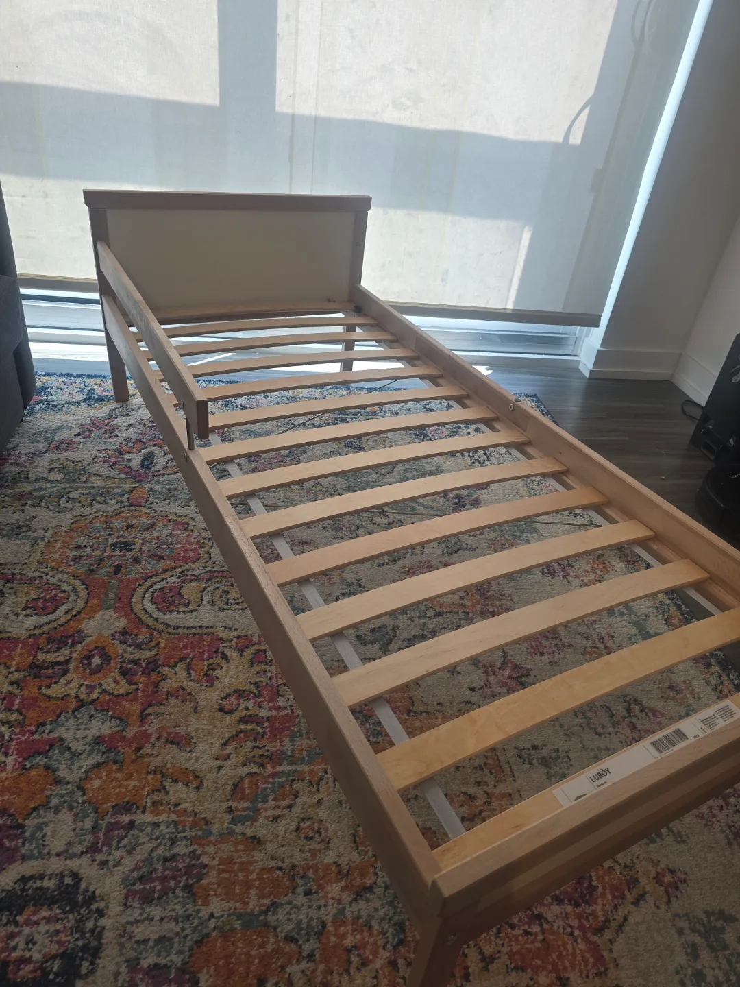 IKEA Singlar Toddler Bed with Rail + IKEA Underlig Matress image indicator(3)