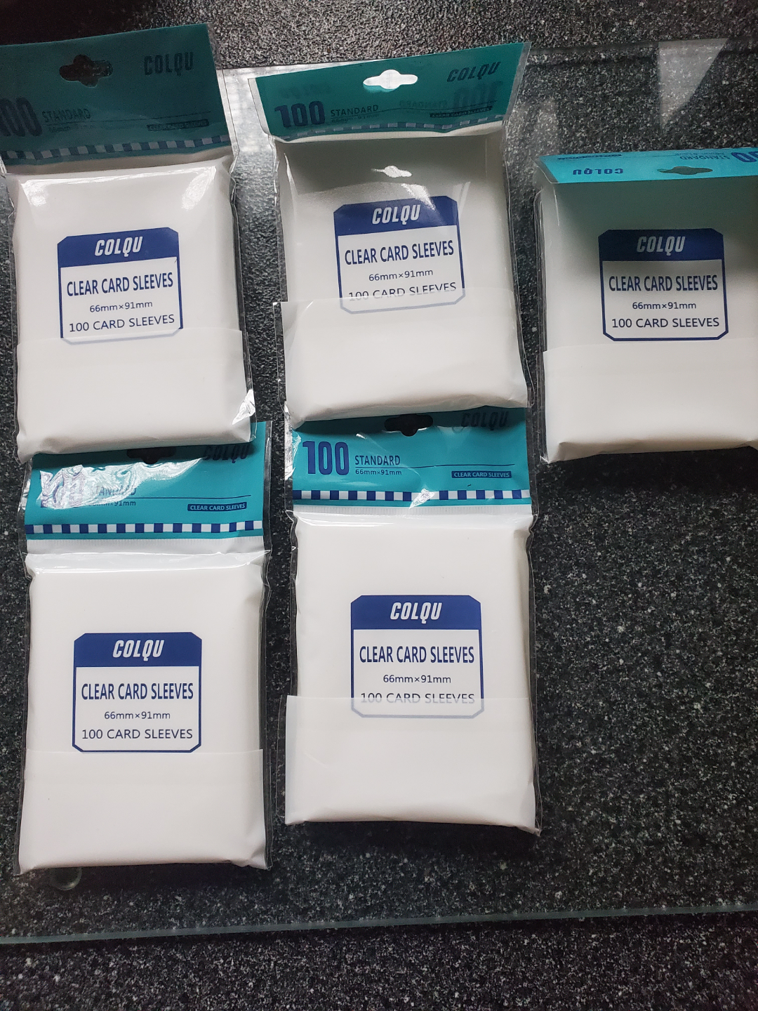 5 packs of Colqu Clear Card Sleeves - photo 2