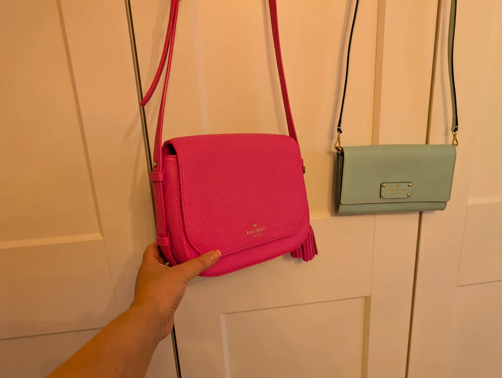Kate Spade New York Pink and Mint Crossbody Bags image indicator(3)