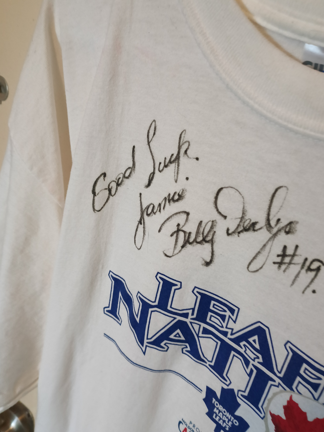 Autographed Toronto Maple Leafs T-Shirt - photo 2