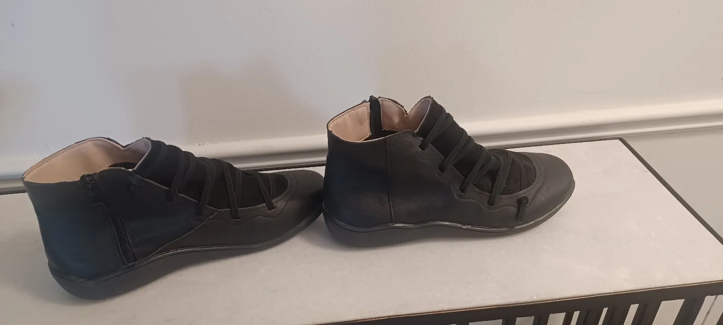 Women's Black Ankle Boots image indicator(2)