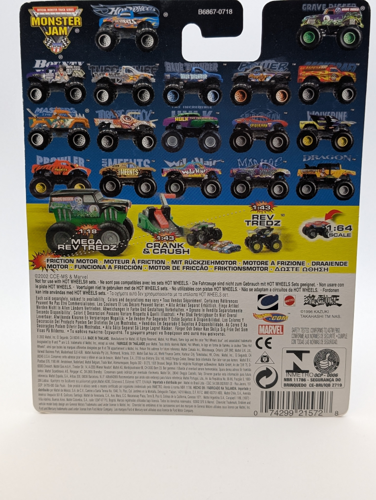 Hot Wheels Monster Jam Yu-Gi-Oh! #32 Die-Cast Collectible Truck - photo 3